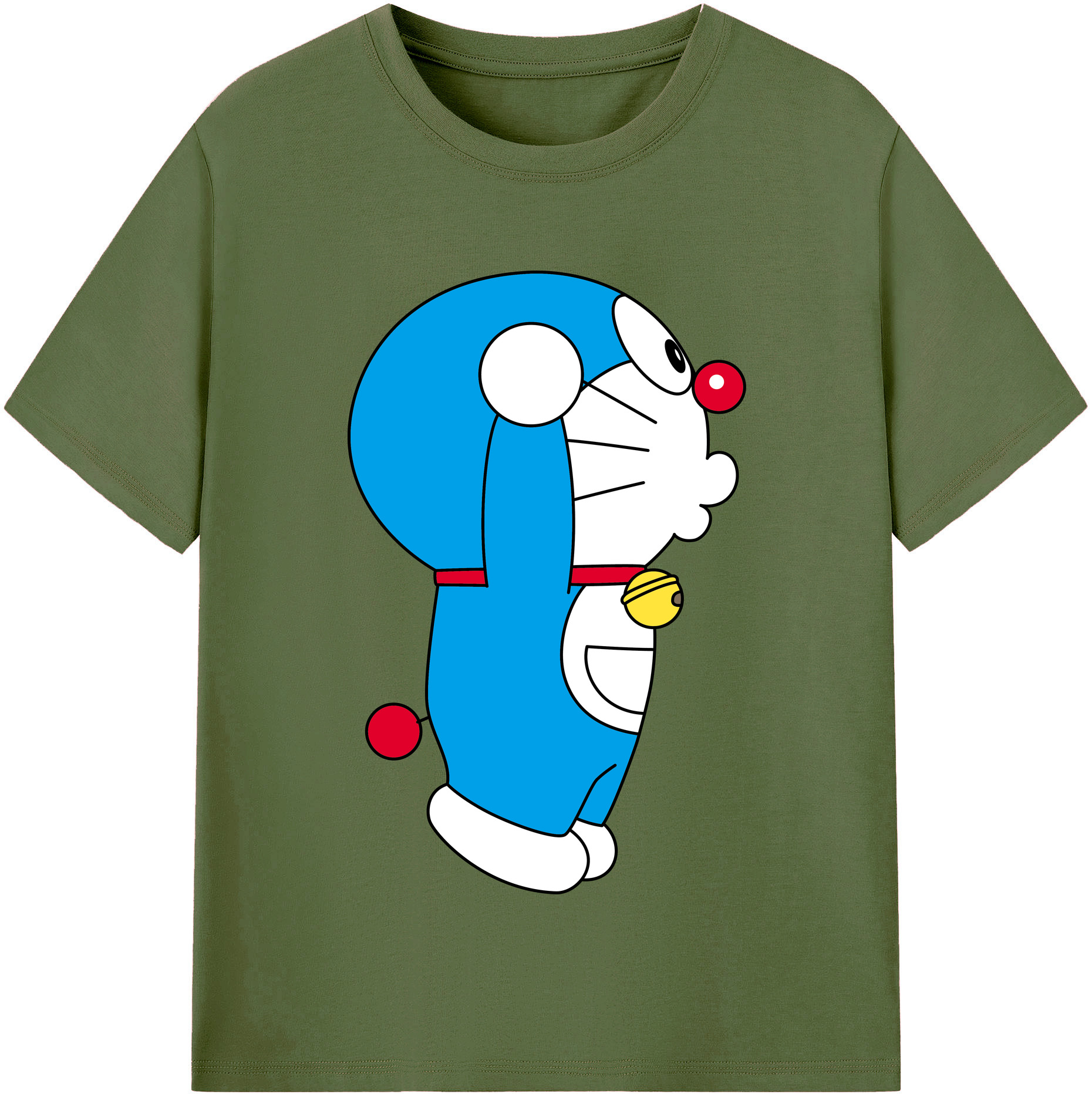 （画像用） ドラえもん Doraemon 綿100％半袖Tシャツ（フロントプリント）